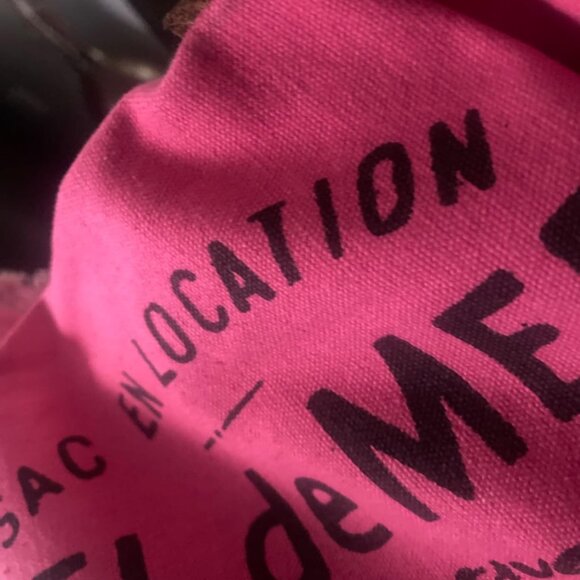 Neiman Marcus LE CAFE DE LA PLACE PROVENCE Canvas Leather Tote Bag - Picture 5 of 7